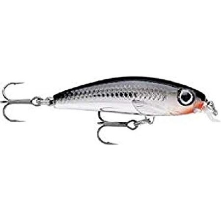 Rapala Ultra Light Minnow 1 12, 18 Oz, Chrome, Sinking ULM04CH